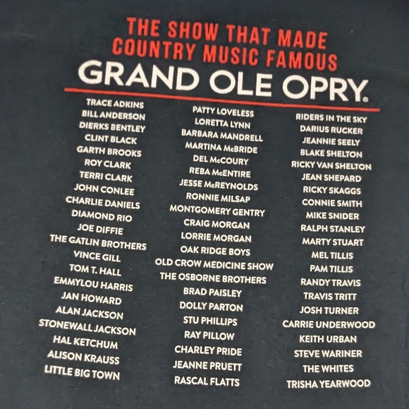 The Grand Ole Opry  T-shirt The Show That Made Country Music Famous XL - Picture 6 of 6